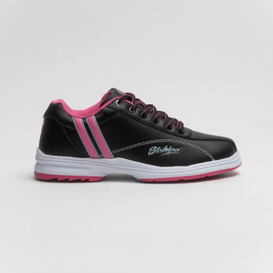 Picture of KR Strikeforce Women's Starr Black Pink Blue Right Hand Bowling Shoes