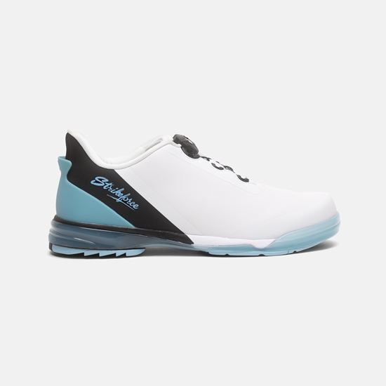 Picture of KR Strikeforce TPC Hype White Black Sky Right Hand Wide Unisex Bowling Shoes