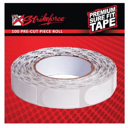 Picture of KR Strikeforce Premium Sure Fit Tape 1" White Textured 100 Piece