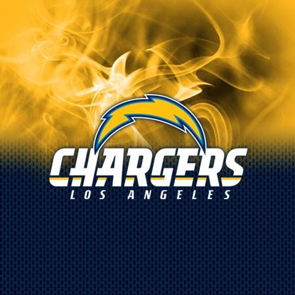 Picture of KR NFL LA Chargers On Fire Bowling Towel