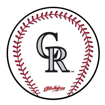 Picture of KR Strikeforce MLB Colorado Rockies Round Baseball Shammy
