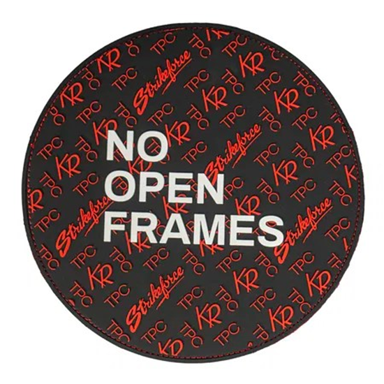 Picture of KR Strikeforce Round TPC Black Red Shammy Pad