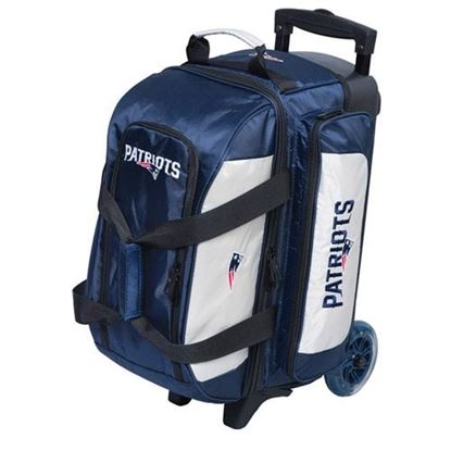 Picture of KR NFL 2 Ball Double Roller New England Patriots Bowling Bag