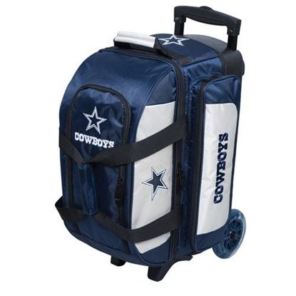 Picture of KR NFL 2 Ball Double Roller Dallas Cowboys Bowling Bag