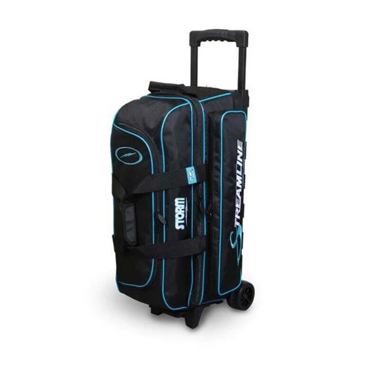 Picture of Storm Streamline 3 Ball Roller Black Blue Bowling Bag