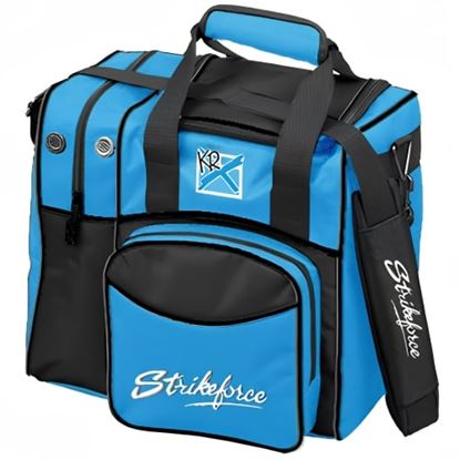 Picture of KR Flexx 1 Ball Single Tote Caribbean Blue Black Bowling Bag
