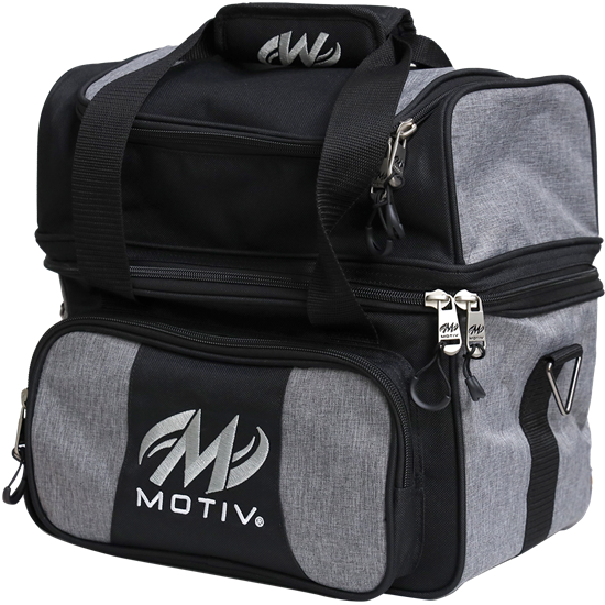 Picture of Motiv Prevail 1 Ball Single Tote Heather Gray Bowling Bag
