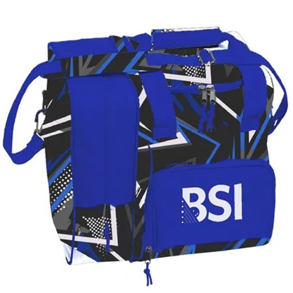 Picture of BSI Deluxe 1 Ball Single Tote Blue Black Bowling Bag