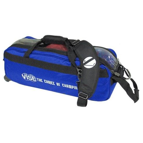 Picture of VISE 3 Ball Triple Tote Blue Bowling Bag