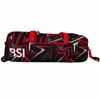 Picture of BSI 3 Ball Triple Roller Tote Red Black Bowling Bag